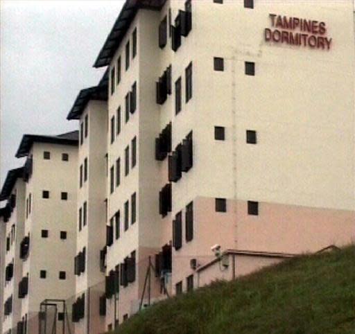 Tampines dormitory. Video still.