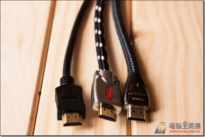 材質不同就差很多　簡單體驗Audioquest Carbon HDMI與DC Cable 2.0HDMI