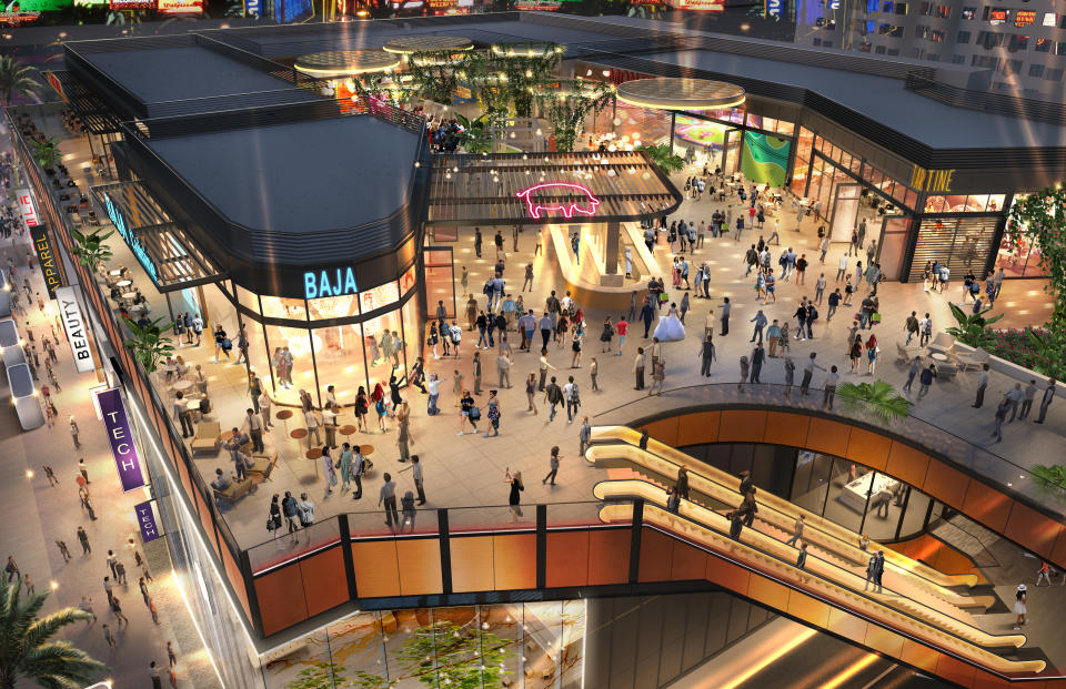 A rendering of the interior of the Blvd.