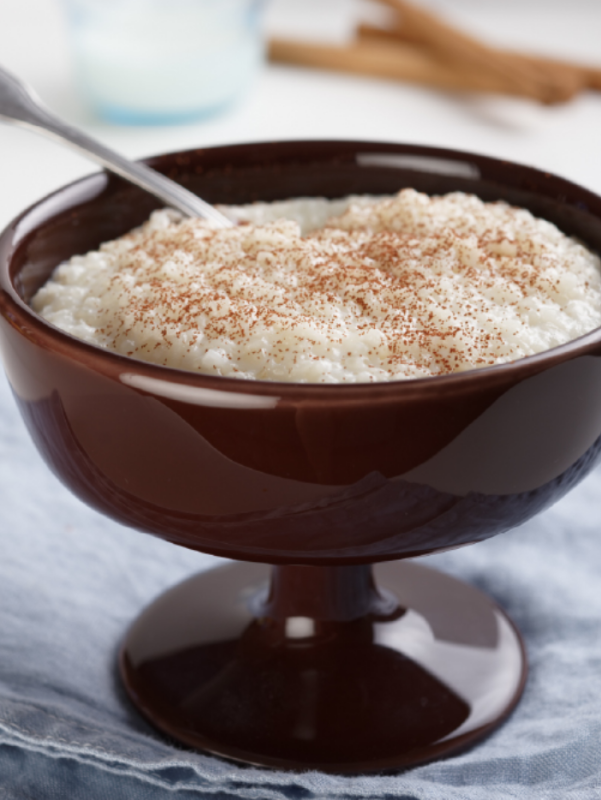 <p>Danette May</p><p>This creamy brown rice pudding is a healthy twist on the traditional rice pudding you've probably come to know and love.</p><p><strong>Get the recipe: <a href="https://danettemay.com/creamy-brown-rice-pudding/" rel="nofollow noopener" target="_blank" data-ylk="slk:Creamy Brown Rice Pudding;elm:context_link;itc:0;sec:content-canvas" class="link rapid-noclick-resp">Creamy Brown Rice Pudding</a></strong></p>