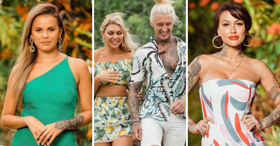 Bachelor in Paradise stars Renee, Kiki, Ciarran and Jessica.