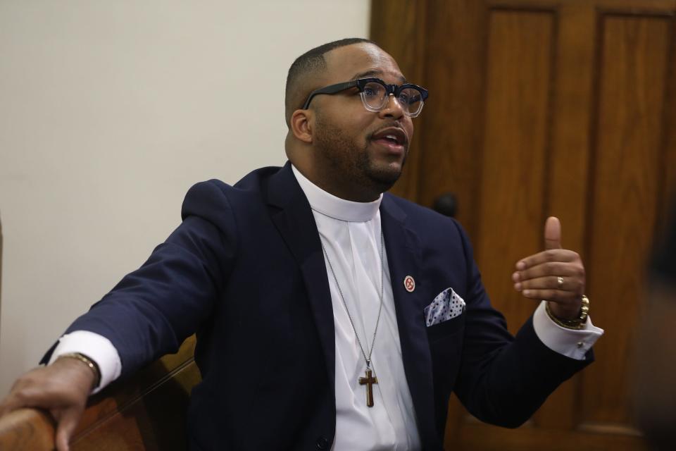 Rev. Julian Cook was the senior pastor at Macedonia Missionary Baptist Church on the East Side of Buffalo when the Tops massacre took place on May 14, 2022. He is now senior pastor at Lincoln Heights Missionary Baptist Church in Cincinnati, Ohio, but he says: "So much of my heart is still in that space because when you go through trauma of that kind, there is a bond that cannot be broken."