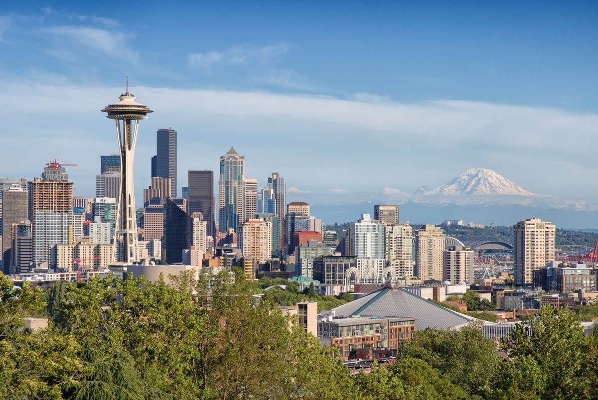 The iconic Space Needle tower dominates Seattle’s skyline (Getty Images)
