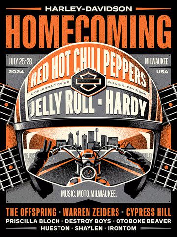 <p>Harley-Davidson Homecoming</p> Harley-Davidson Homecoming Festival