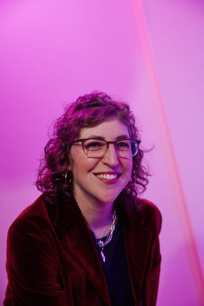 Actor and presenter Mayim Bialik was shouted down while hosting a PEN event earlier this year, one of many notable Jewish public figures to endure a backlash for their pro-Israel stances. Getty Images for IMDb