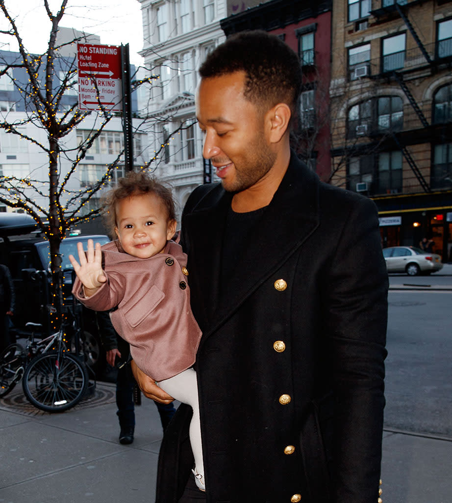 John Legend and Luna Stephens