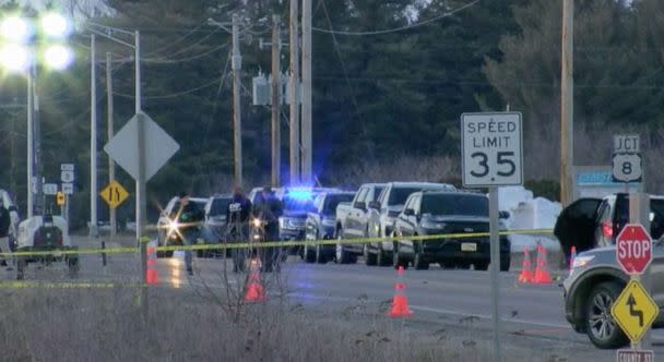 PHOTO: Two police officers and suspect killed after gunfire exchanged during traffic stop in Barron County, Wis., April 9, 2023. (WQOW)