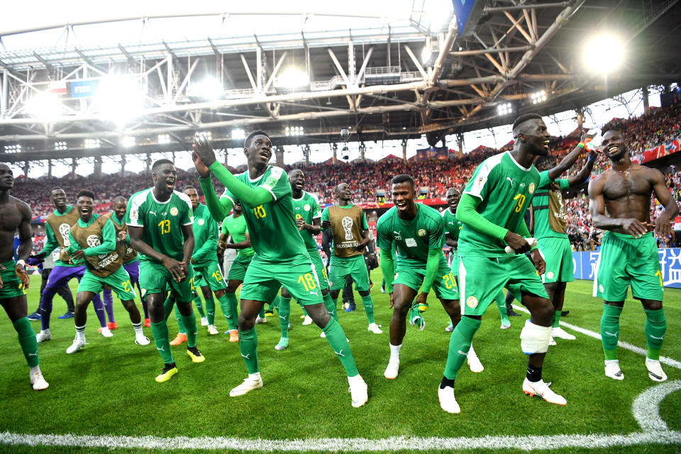 <p>Senegal were in dancing mood at the Spartak Stadium after defeating Poland – but they fell flat on the final game </p>