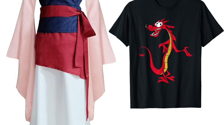 disney couple costumes mulan and mushu