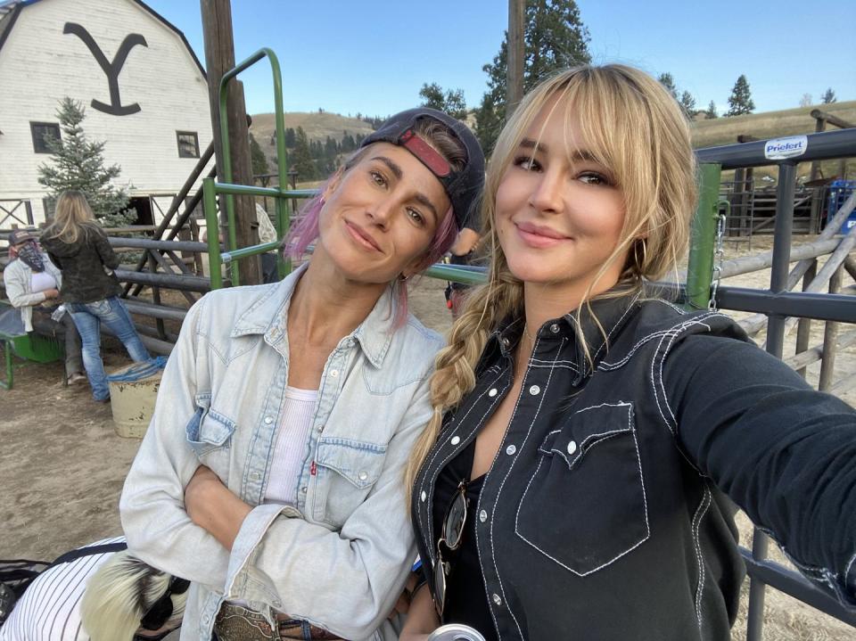 Go Behind the Scenes of Yellowstone with Hassie Harrison