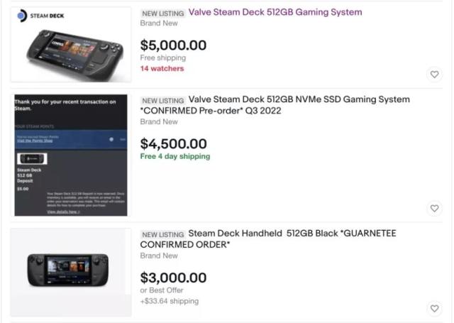 Scalpers Pedem 1600 Dólares Por Uma Steam Deck