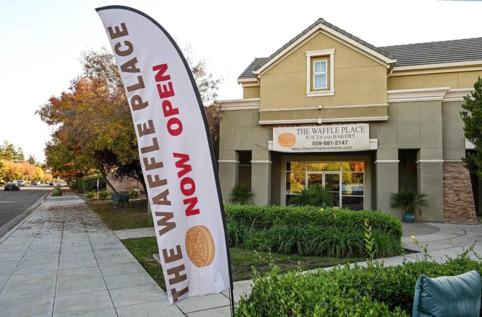 The Waffle Place, formerly The Waffle Shop, is now open at Brawley Avenue and Figarden Drive in northwest Fresno.