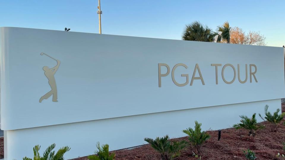 PGA Tour sign