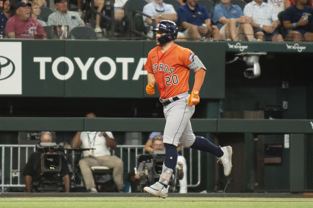 Houston completes rally to win another AL West title, as Rangers