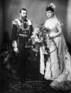 <p>King George V proposed to Mary of Teck in May 1893 under unusual circumstances. Mary was <a href="https://www.thehistorypress.co.uk/articles/royal-engagement-rings-through-the-centuries/" rel="nofollow noopener" target="_blank" data-ylk="slk:previously engaged to his older brother;elm:context_link;itc:0;sec:content-canvas" class="link ">previously engaged to his older brother</a>, Prince Albert Victor, who died of pneumonia during their engagement in 1892. The couple was pressured into marriage and wed on July 6, 1893. </p>