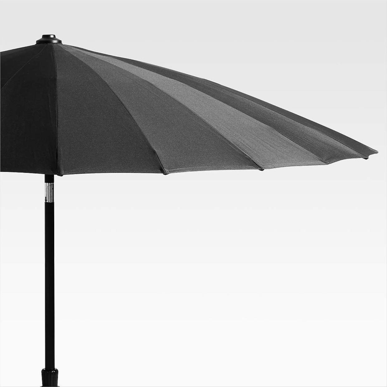 <p><a href="https://go.redirectingat.com?id=74968X1596630&url=https%3A%2F%2Fwww.crateandbarrel.com%2F9-dome-black-outdoor-patio-umbrella%2Fs486726&sref=https%3A%2F%2Fwww.harpersbazaar.com%2Ffashion%2Ftrends%2Fa60442539%2Fbest-luxury-outdoor-furniture-stores-brands%2F" rel="nofollow noopener" target="_blank" data-ylk="slk:Shop Now;elm:context_link;itc:0;sec:content-canvas" class="link rapid-noclick-resp">Shop Now</a></p><p>9' Dome Black Outdoor Patio Umbrella</p><p>crateandbarrel.com</p><p>$689.00</p>