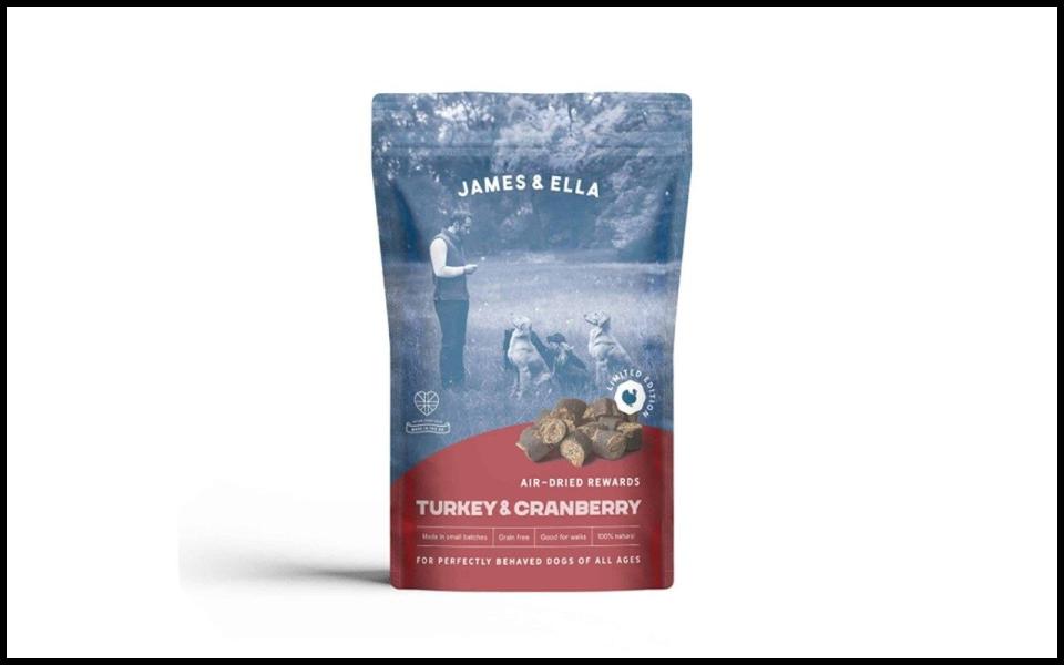 Air-dried Turkey and Cranberry Treats James & Ella