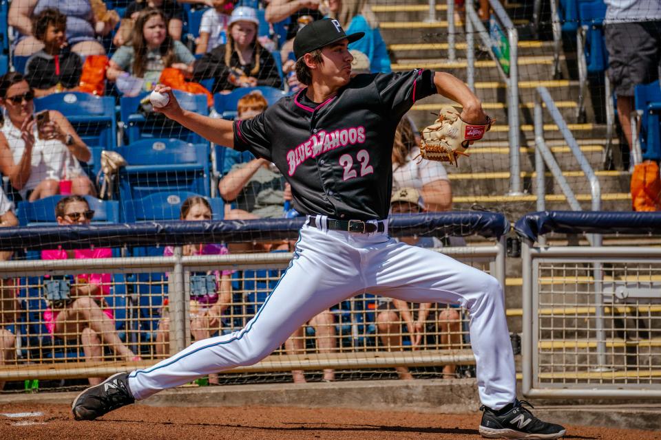 Blue Wahoos pitcher Evan Fitterer has shined with three wins and a few runs allowed since joining the team in late April