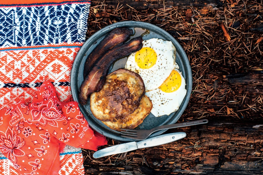 perfectly-cooked bacon