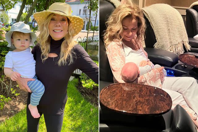 <p>Joan Lunden/Instagram </p> Kathie Lee Gifford with her grandkids