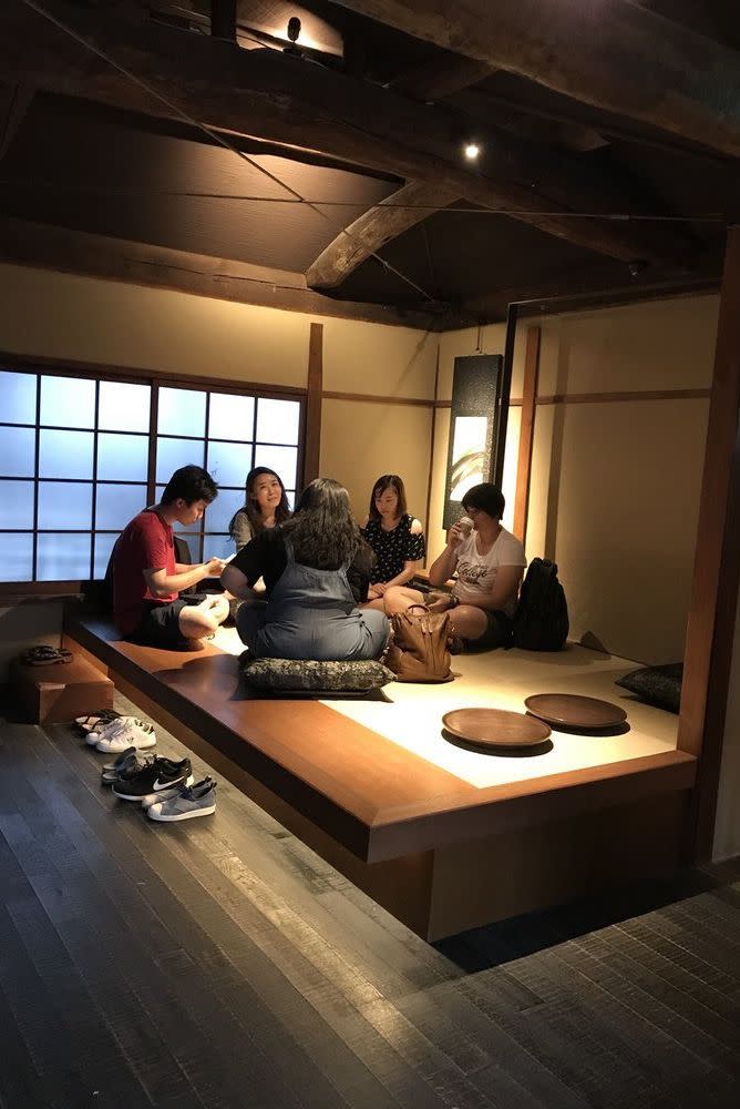 <p>Believe it or not, this is a Starbucks. Located in Kyoto, <a href="https://www.yelp.com/biz/%E3%82%B9%E3%82%BF%E3%83%BC%E3%83%90%E3%83%83%E3%82%AF%E3%82%B9%E3%82%B3%E3%83%BC%E3%83%92%E3%83%BC-%E4%BA%AC%E9%83%BD%E4%BA%8C%E5%AF%A7%E5%9D%82%E3%83%A4%E3%82%B5%E3%82%AB%E8%8C%B6%E5%B1%8B%E5%BA%97-%E4%BA%AC%E9%83%BD%E5%B8%82" rel="nofollow noopener" target="_blank" data-ylk="slk:this Starbucks;elm:context_link;itc:0;sec:content-canvas" class="link ">this Starbucks</a> is housed inside an old Japanese townhome and features tatami mats for traditional Japanese seating.</p>