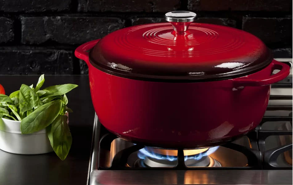 This gorgeous Lodge cast iron Dutch oven is just $65 for Black Friday. (Photo: Wayfair)
