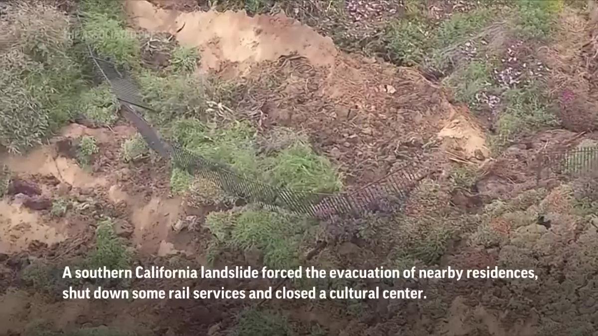 Southern California landslide forces evacuations