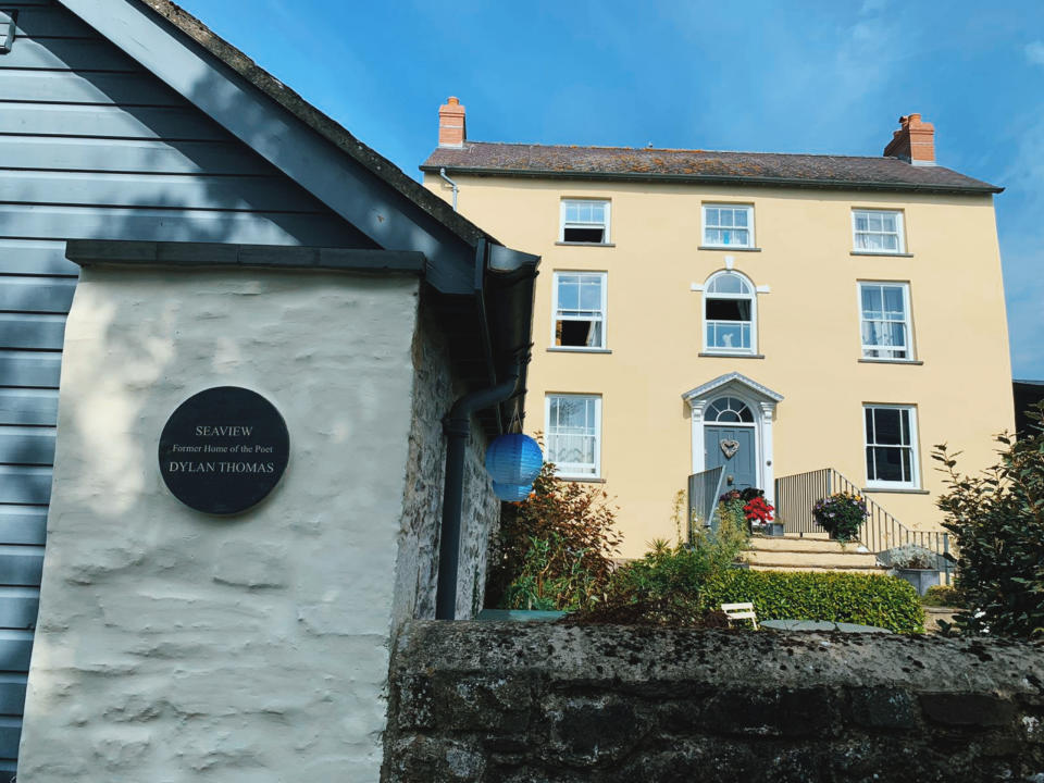 Sian Evans' bed and breakfast in Laugharne, Wales