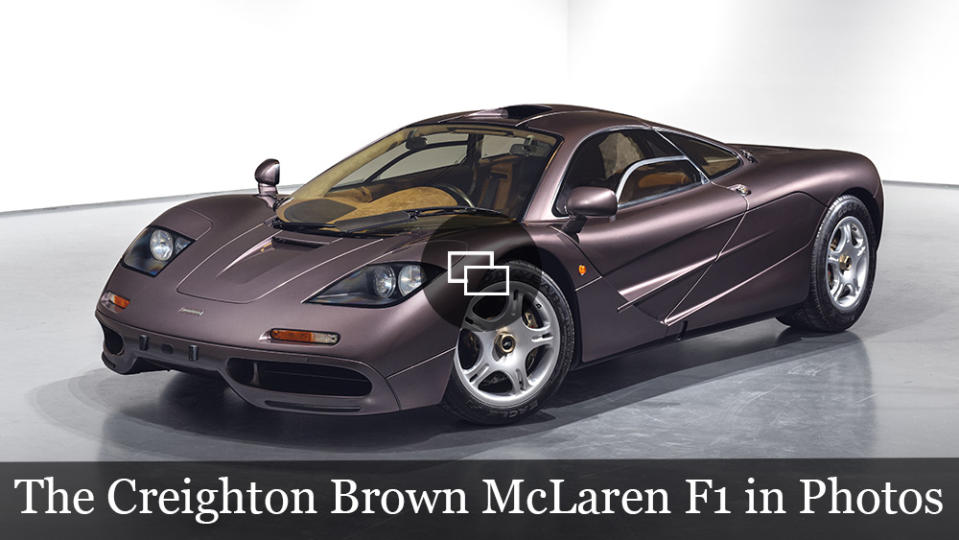 The Creighton Brown 1995 McLaren F1 in Photos