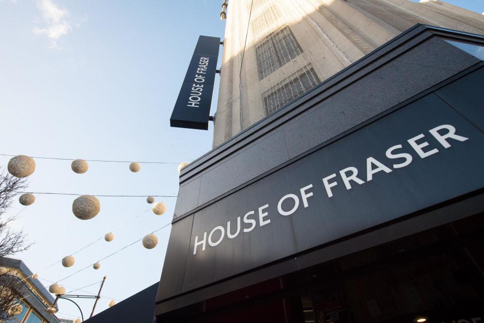 <p>Frasers Group is behind chains such as House of Fraser</p> (PA)