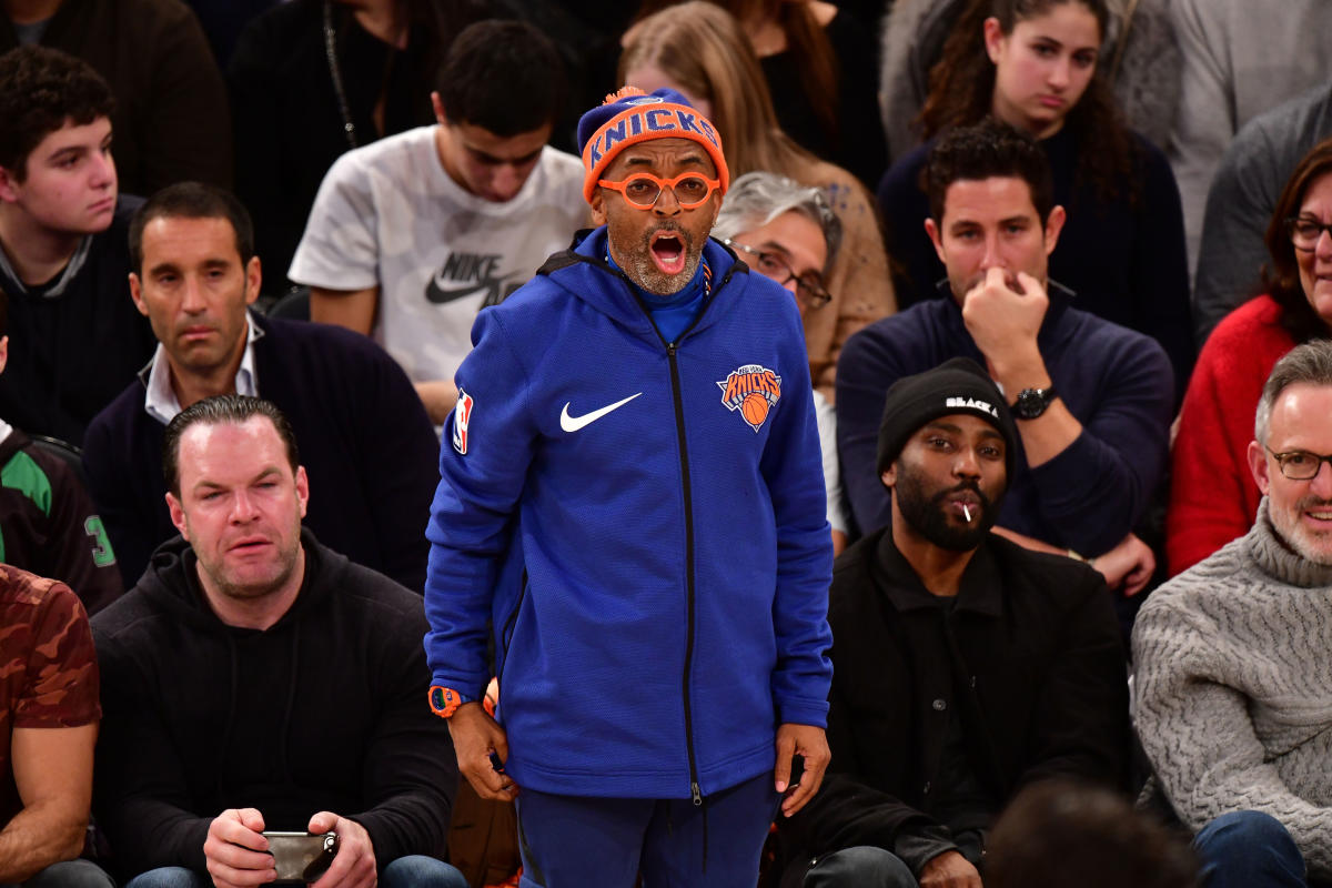 Look at how sad the Knicks have made Spike Lee 