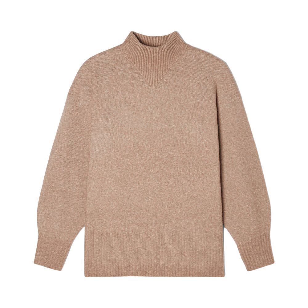 <p><a href="https://go.redirectingat.com?id=74968X1596630&url=https%3A%2F%2Fwww.everlane.com%2Fproducts%2Fwomens-bouncy-wool-sweater-taupe-grey&sref=https%3A%2F%2F" rel="nofollow noopener" target="_blank" data-ylk="slk:Shop Now;elm:context_link;itc:0;sec:content-canvas" class="link rapid-noclick-resp">Shop Now</a></p><p>The Cozy-Stretch Pullover</p><p>$70.00</p><p>everlane.com</p>