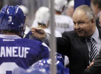 Randy Carlyle couldn't get the Leafs to play the right way. (Reuters)