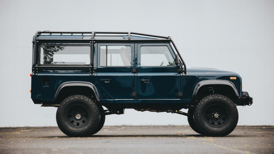 The D110 Mark X, one of the reimagined Land Rover Defenders from Blackbridge Motors.