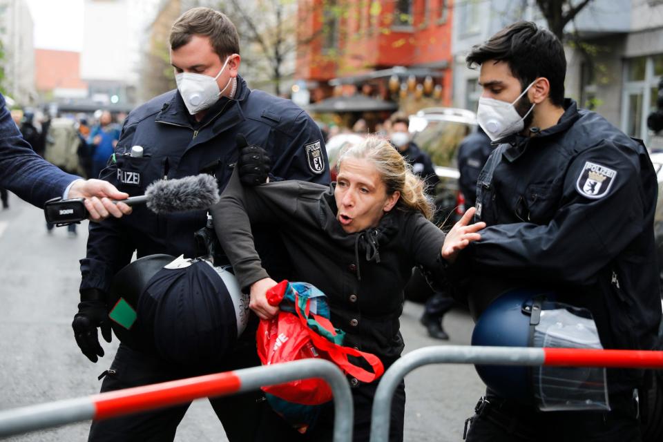 berlin coronavirus protest