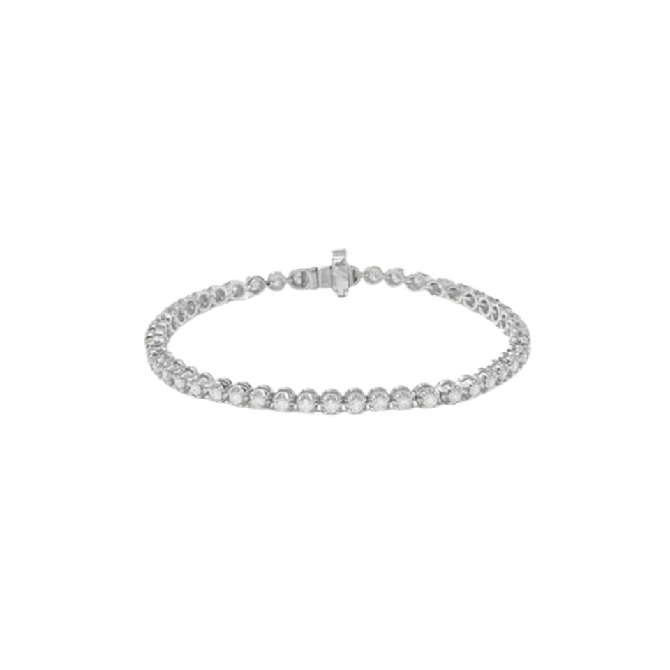 Diamond Tennis Bracelet on white background