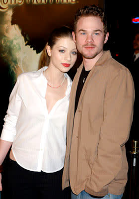 Michelle Trachtenberg and Shawn Ashmore at the Hollywood premiere of Warner Bros. Pictures' Constantine