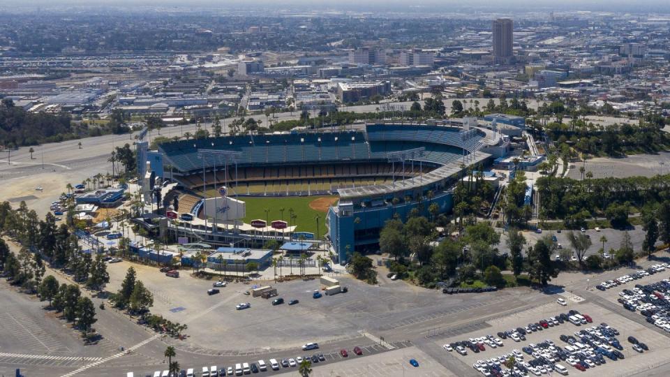 mlb jun 03 dodger stadium aerials