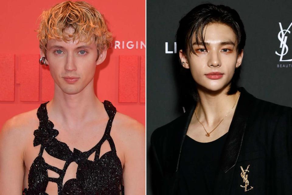 <p>Kristy Sparow/Getty Images;Julien M. Hekimian/WireImage</p> Troye Sivan; Stray Kids