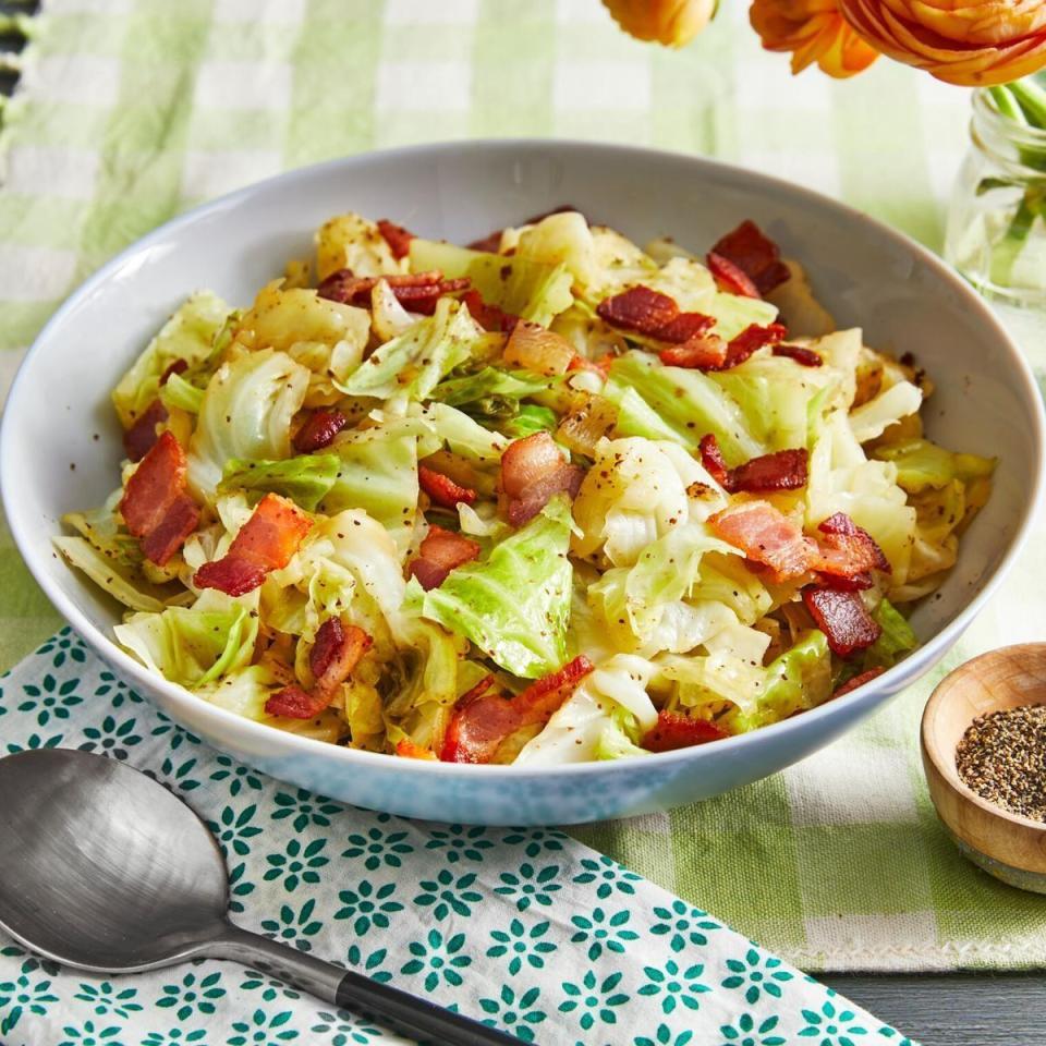 easter side dishes fried cabbage