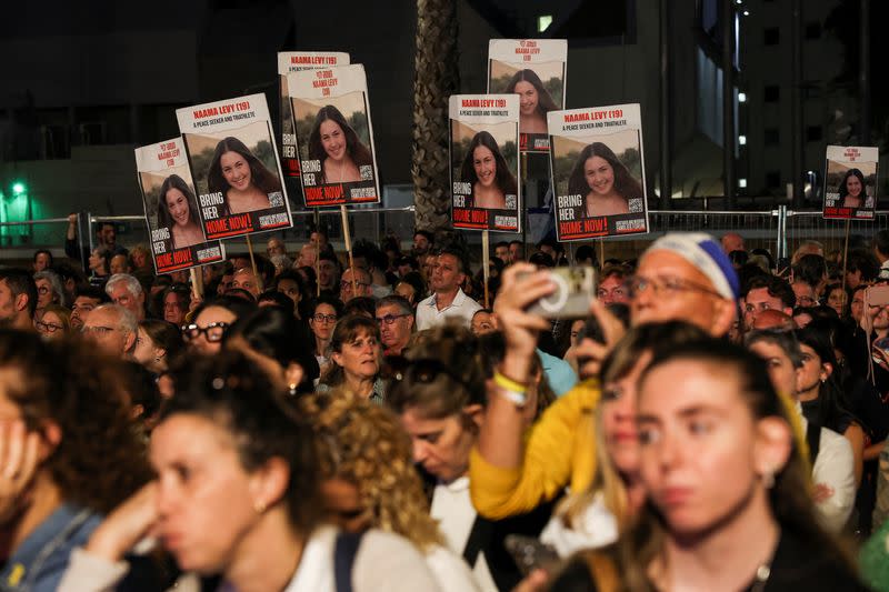 "Our Hope is Not Yet Lost" rally, in Tel Aviv