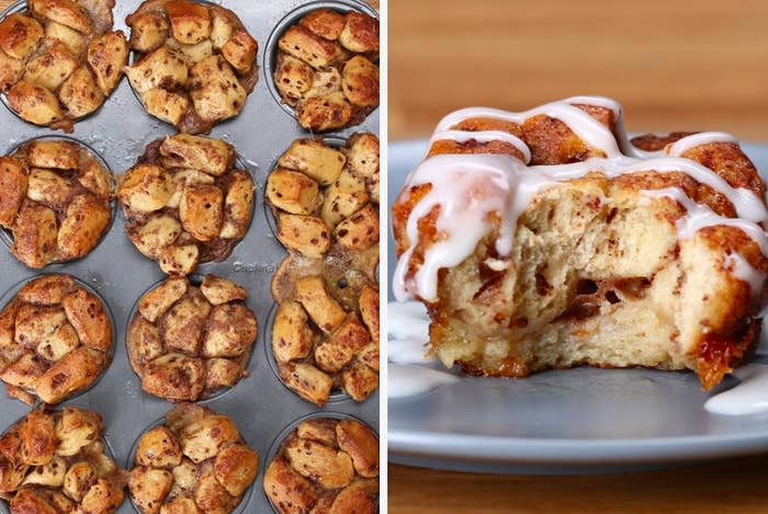 cinnamon roll breakfast muffins