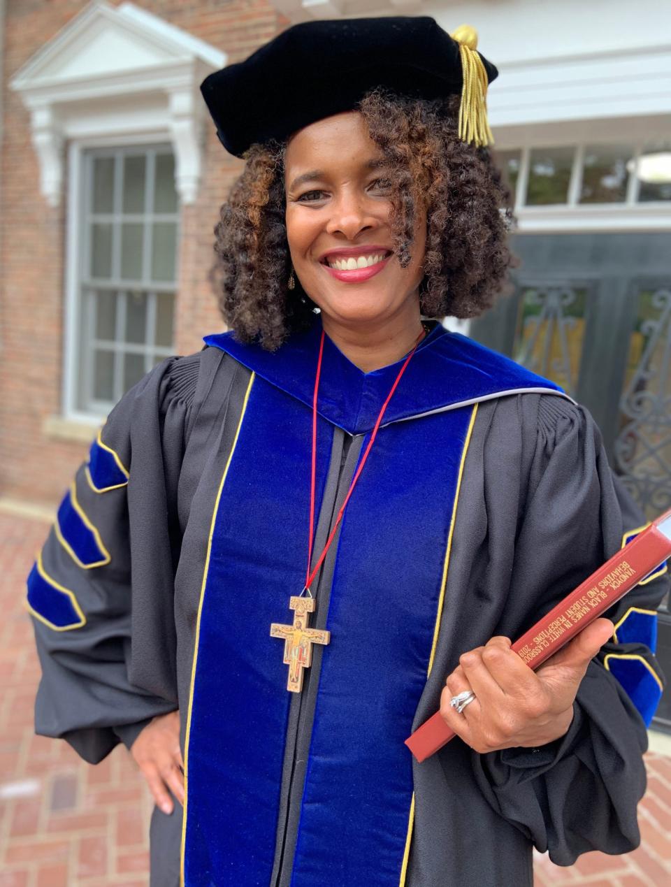 Marijuana Pepsi Vandyck, who earned her Ph.D. last month from Milwaukee's&nbsp;Cardinal Stritch University. (Photo: Jim Stingl/Milwaukee Journal Sentinel/Imagn)