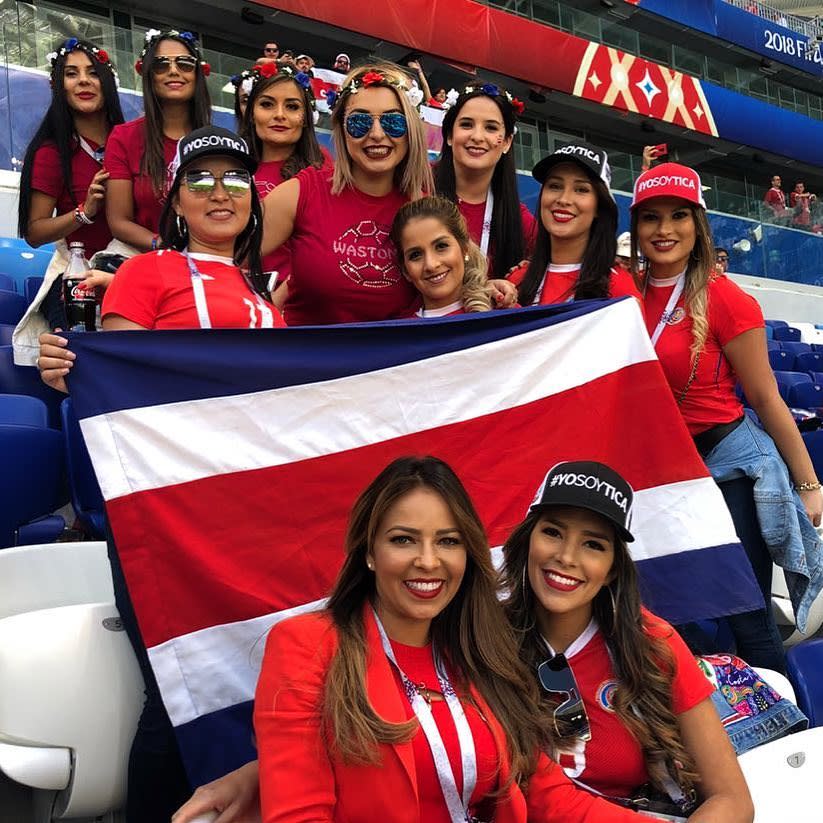 World Cup WAGs and families