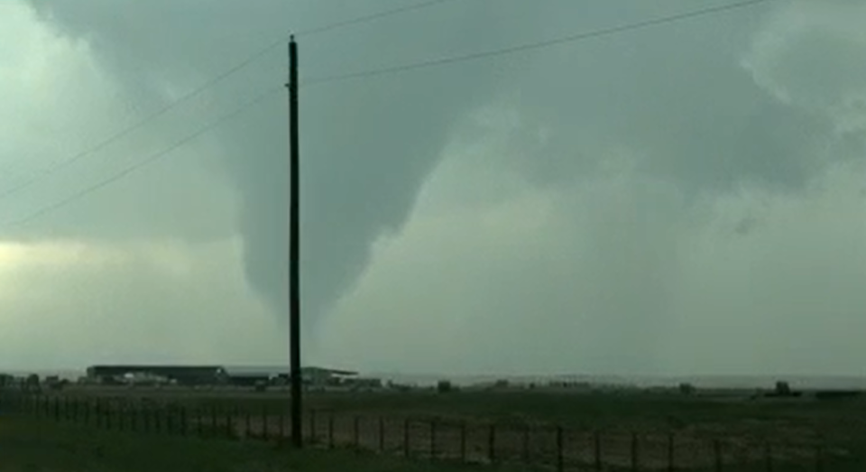 Jones County, Texas tornado on Thursday evening