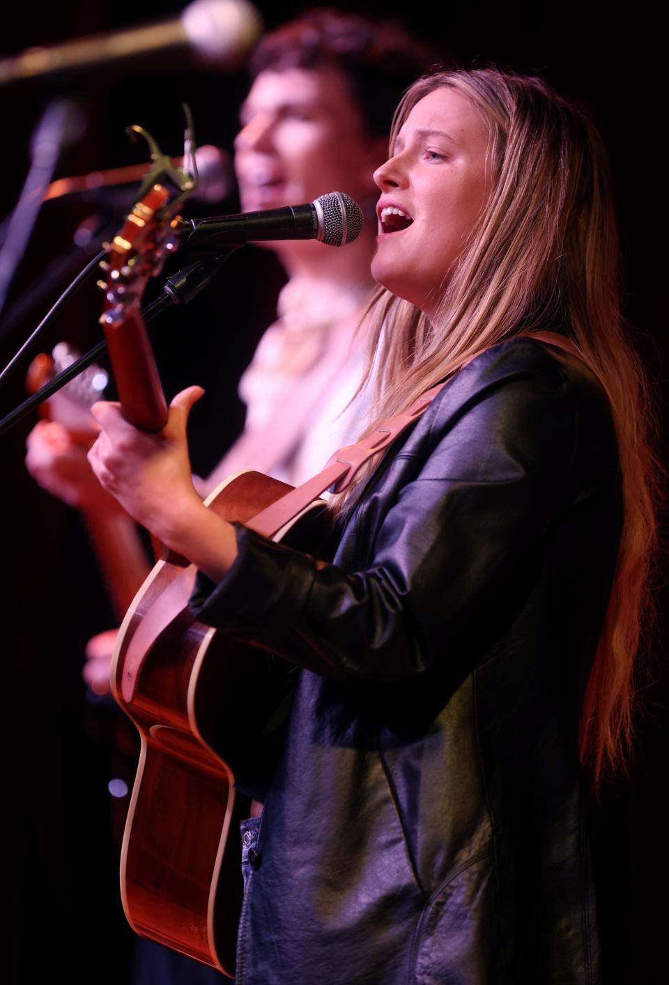 Abby Hamilton performs during the “Hello From the Hills” benefit concert at City Winery Sunday, Jan. 28, 2024.