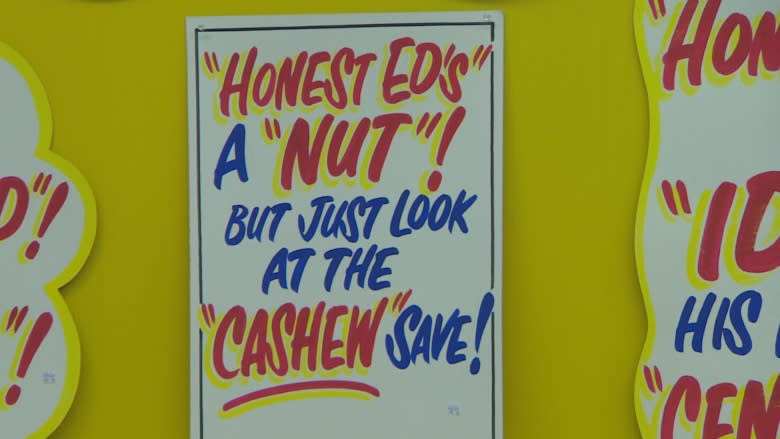 'Don't just stand there!': Honest Ed's hosting final sign sale