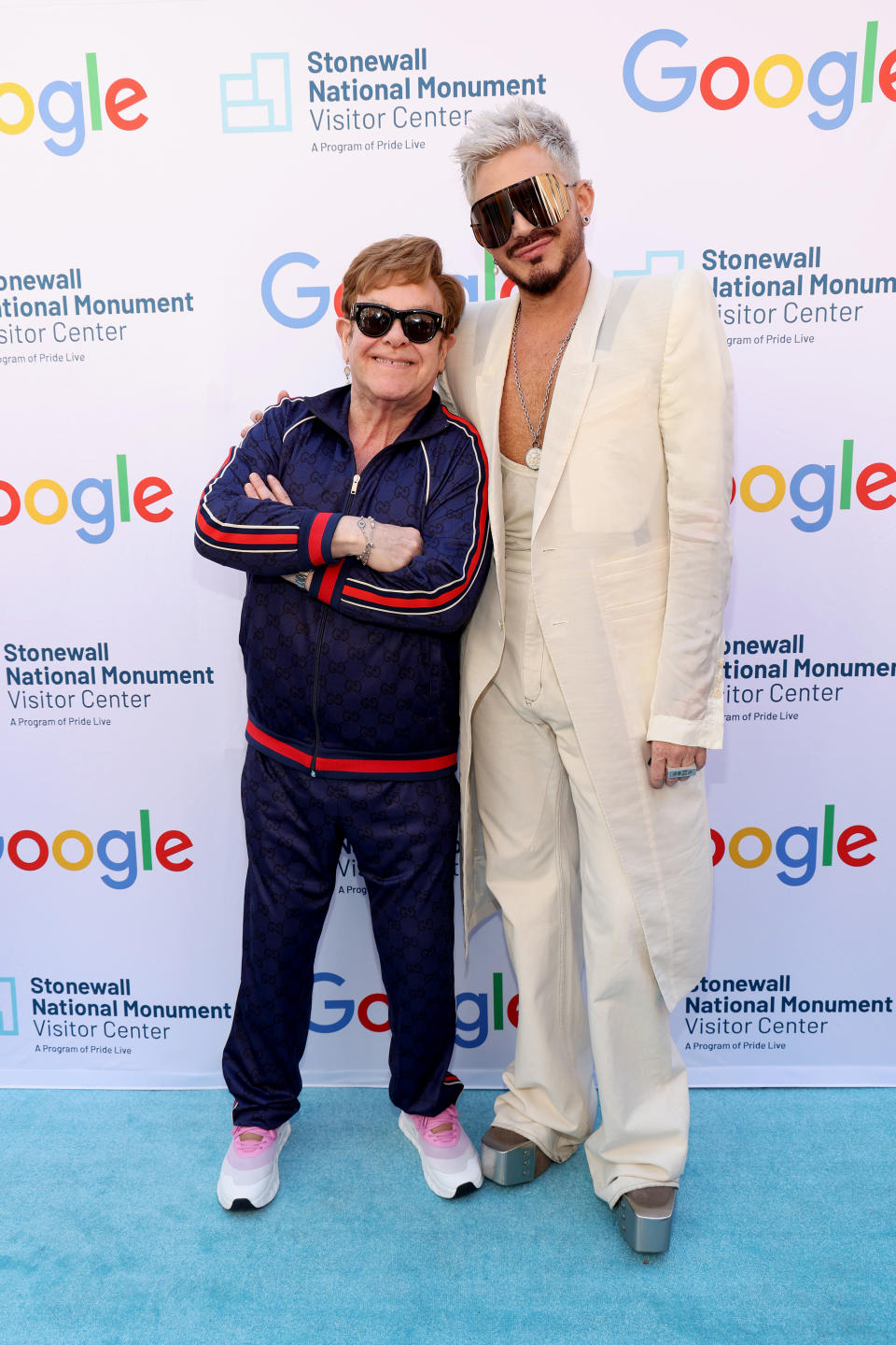 Elton John and Adam Lambert