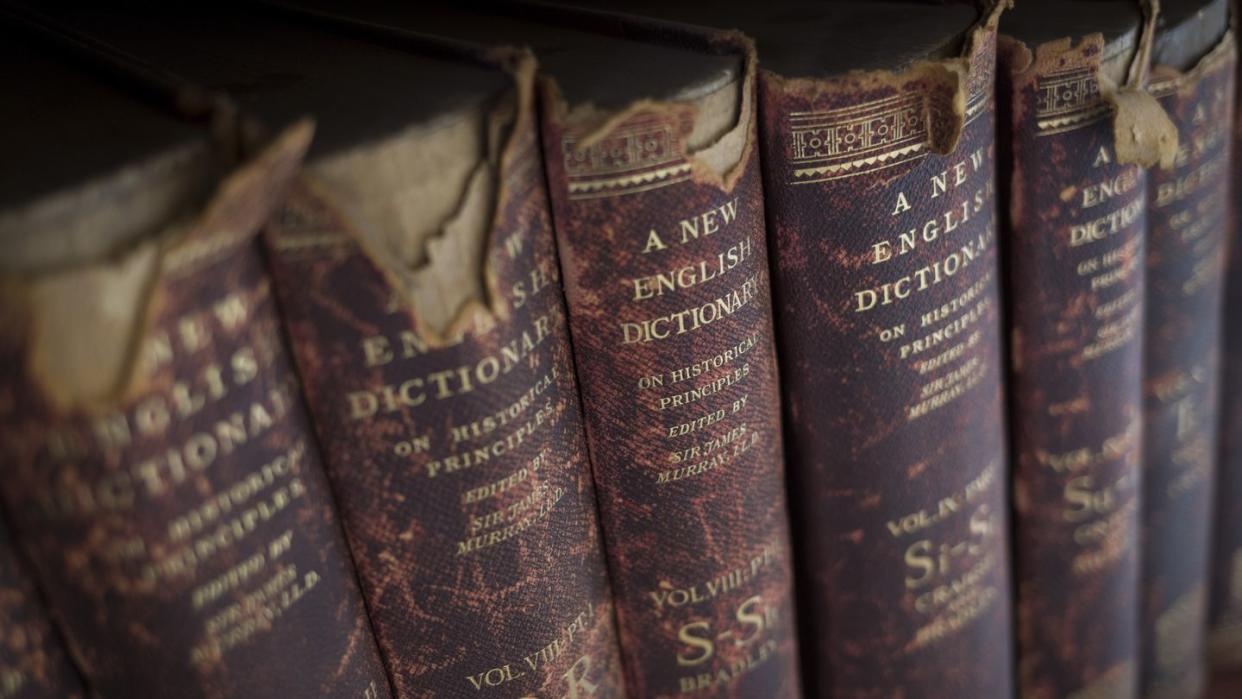 antiquarian copies of the new english dictionary on historical principles edited by sir james murray, line shelves in the lee library of the british academy, on 17th september 2017, at 10 12 carlton house terrace, in london, england sir james augustus henry murray 1837 1915 was a scottish lexicographer and philologist he was the primary editor of the oxford english dictionary oed from 1879 until his death photo by richard baker in pictures via getty images images