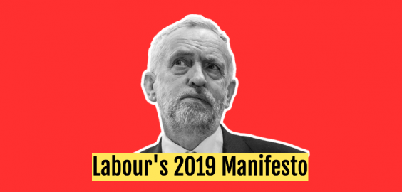 The fake manifesto website was red and featured a picture of Jeremy Corbyn (Conservatives)